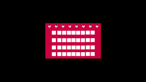 Datumskalender-Symbol-Konzeptanimation-Mit-Alphakanal