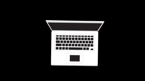 Monitor-Laptop-Symbol-Konzept-Loop-Animationsvideo-Mit-Alphakanal