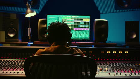 Music-producer-recording-and-editing-tracks-in-control-room