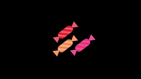 Eine-Gruppe-Farbenfroher-Candy-Icon-Konzept-Loop-Animationsvideos-Mit-Alphakanal