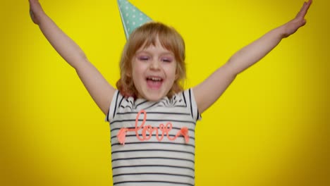 Excited-kid-child-girl-winning-prize,-celebrate-birthday,-rejoices-doing-winner-success-Yes-gesture