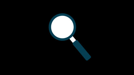 Magnifying-glass-icon-symbolizing-search-or-zoom-functions-investigation-concept-animation-with-alpha-channel