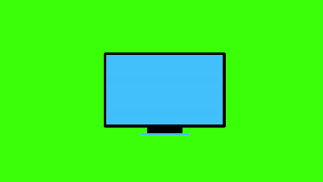 Monitor-Pantalla-Portátil-Icono-Concepto-Bucle-Animación-Vídeo-Con-Canal-Alfa