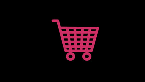 Einkaufskorb-Mit-Weißen-Griffen-Symbol-Konzept-Animation-Mit-Alphakanal