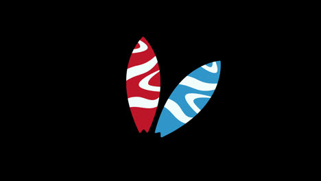 surfboard-icon-concept-loop-animation-with-alpha-channel