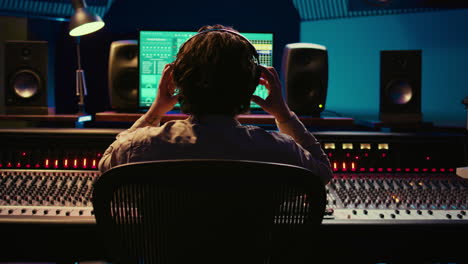 Sounddesigner-Arbeitet-An-Der-Trackaufnahme-Mit-Professioneller-Audiosoftware