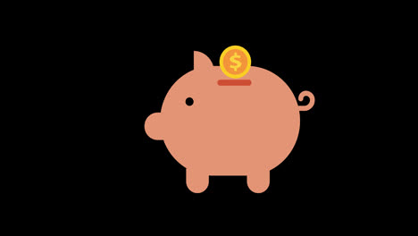 pig-saving-money-coin-icon-animation-loop-motion-graphics-video-transparent-background-with-alpha-channel