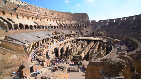 Tourist-inside-Rome-Colosseum-Italy