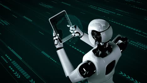El-Futuro-Control-De-La-Tecnología-Financiera-Mediante-Un-Robot-Huminoide-Con-IA-Utiliza-El-Aprendizaje-Automático.