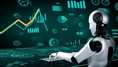 Die-Zukünftige-Finanztechnologiesteuerung-Durch-Den-KI-Roboter-Huminoid-Nutzt-Maschinelles-Lernen