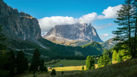 Time-Lapse---Dolomites-Langkofel-Italy-Landscape