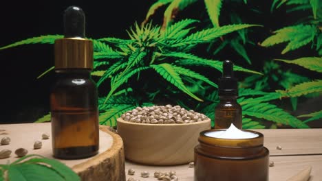 Producto-De-Maqueta-Cosmética-Para-El-Cuidado-De-La-Piel-Producido-En-Un-Laboratorio-Legalizado-De-Cannabis.