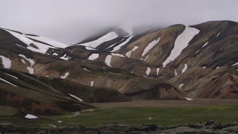 Landschaft-Des-Isländischen-Hochlandes-Landmannalaugar