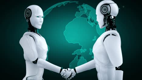 Die-Zukünftige-Finanztechnologiesteuerung-Durch-Den-KI-Roboter-Huminoid-Nutzt-Maschinelles-Lernen