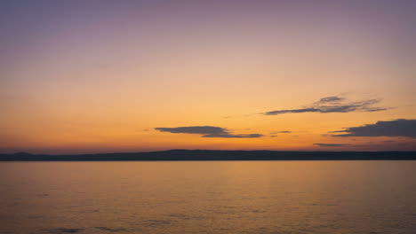 Zeitraffer-Ozean-Strand-Sonnenuntergang-Himmel
