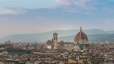 Time-Lapse-of-Florence-City-Skyline-in-Italy