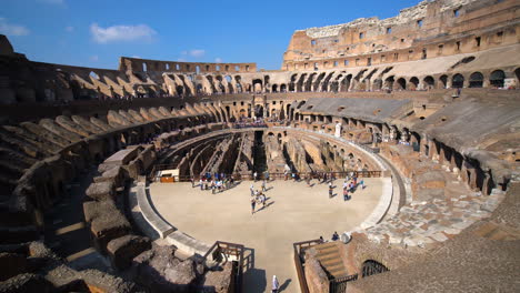 Tourist-inside-Rome-Colosseum-Italy