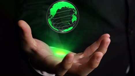 Human-hand-holding-earth-globe-holographic-technology