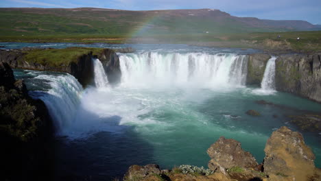 The-Godafoss-waterfall-in-north-Iceland.
