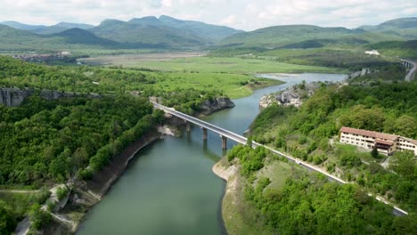 Tsonevo-reservoir-near-village-of-Asparuhovo,-Varna-Region,-Bulgaria