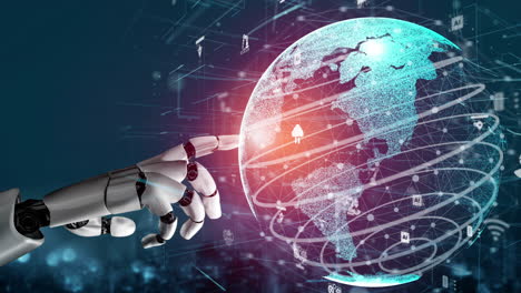 Futuristic-robot-artificial-intelligence-revolutionary-AI-technology-concept