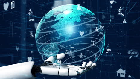 Futuristisches-Roboter-Künstliche-Intelligenz-revolutionäres-KI-Technologiekonzept