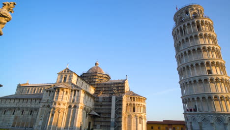 Torre-Inclinada-De-Pisa,-Italia