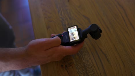 Person-Shooting-Video-With-DJI-Osmo-Pocket-Camera