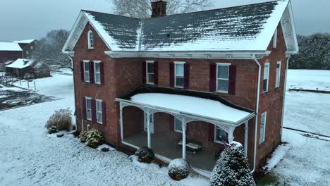 Farmhouse-during-snow-storm