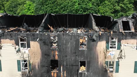 Charred-apartment-building-after-house-fire
