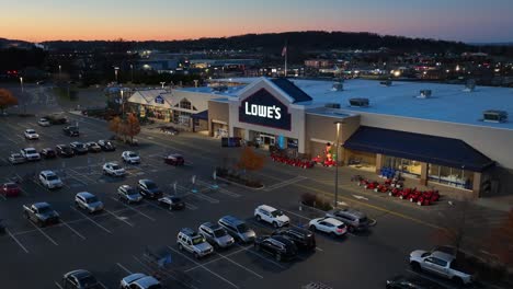 Lowe's-home-improvement-store-at-night