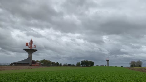 The-Bertem-radar-station-in-Belgium-is-key-for-national-defense-and-air-traffic-control,-equipped-with-advanced-technology-for-continuous-operation