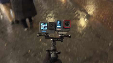 Griff-Mit-Doppelhalterung-Für-GoPro-Und-DJI-Osmo-Action-Kamera
