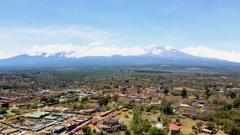 rural-village-town-of-kenya-with-kilimanjaro-in-the-background