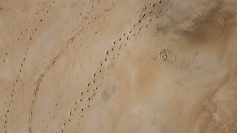 Luftaufnahme-Des-Bezaubernden-Sandstrandes-Von-Nazaré,-Portugal