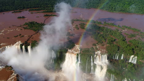 Iguazu-Falls,-in-Puerto-Iguazu,-Argentina