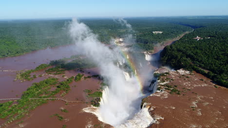 Panoramablick-Auf-Die-Iguazu-Wasserfälle:-Eines-Der-Sieben-Naturwunder-Der-Welt