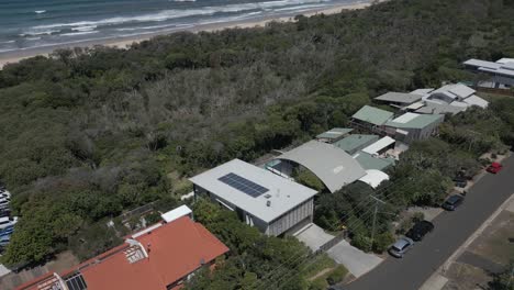 Seaside-stylish-neighborhood-architecture-homes,-Warners-Bay,-NSW-AUS