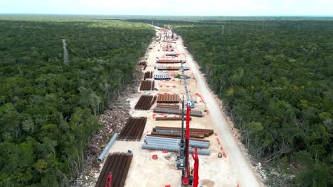 Construcción-De-Tren-Maya-En-La-Selva-Mexicana.