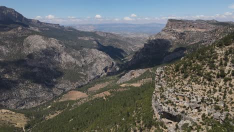 Canyon-Landschaft-Oben,-Video-Mit-Drohne,-Atemberaubendes-Landschaftsvideo,-Aufgenommen-Mit-Drohne-Innerhalb-Der-Grenzen