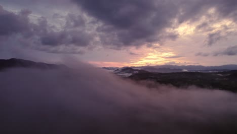 Sonnenuntergang-Und-Nebel