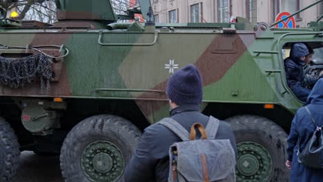 Armored-Military-Vehicle-Draws-Public-Attention-on-City-Streets