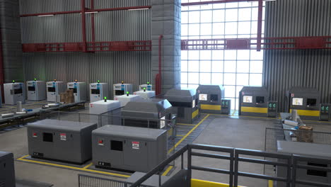Hardware-equipment-and-conveyor-belts-in-automated-warehouse