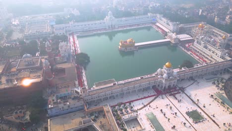 The-Golden-Temple-also-known-as-the-Harimandir-Sahib-Aerial-view-by-DJI-mini3Pro-Drone