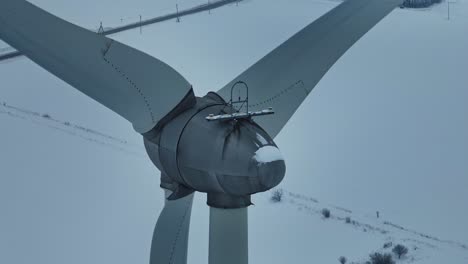 Wind-turbine-blades-spin-and-generate-electricity-for-consumers