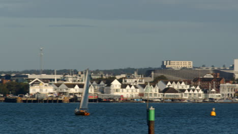 panning-shot-of-Southampton-skyline-and-docks