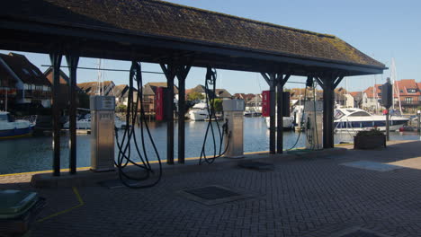 wide-shot-of-boat-fuel-filling-station-at-Hythe-Marina
