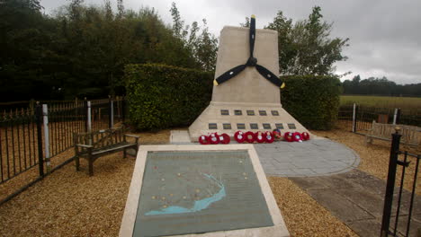 Extra-Wide-shot-of-the-New-Forest-Airfields-Memorial-in-the-New-Forest