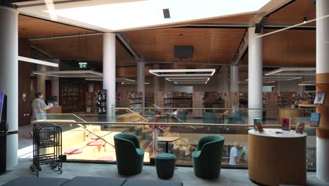 La-Biblioteca-Local-En-Blenheim,-Nueva-Zelanda-En-Navidad.