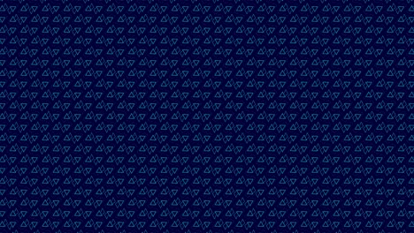 Triángulo-Sin-Costuras-Patrón-Geométrico-Gráficos-En-Movimiento-Animación-Fondo-Superposición-Efecto-Visual-Símbolo-Línea-Simétrica-Forma-Diseño-Ilusión-4k-Azul-Marino